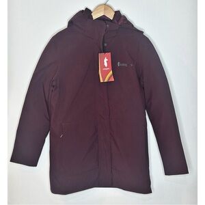 NWT Cotopaxi Down Parka Coat Calidez Wine Small
